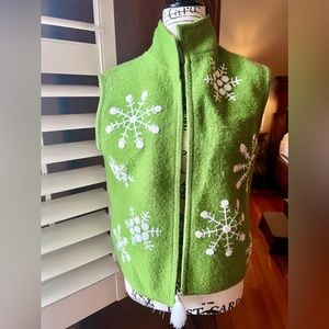 Wool Snowflake ❄️ Sweater Vest